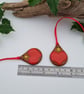 Fused Glass Robin with Red Ribbon - Image 6