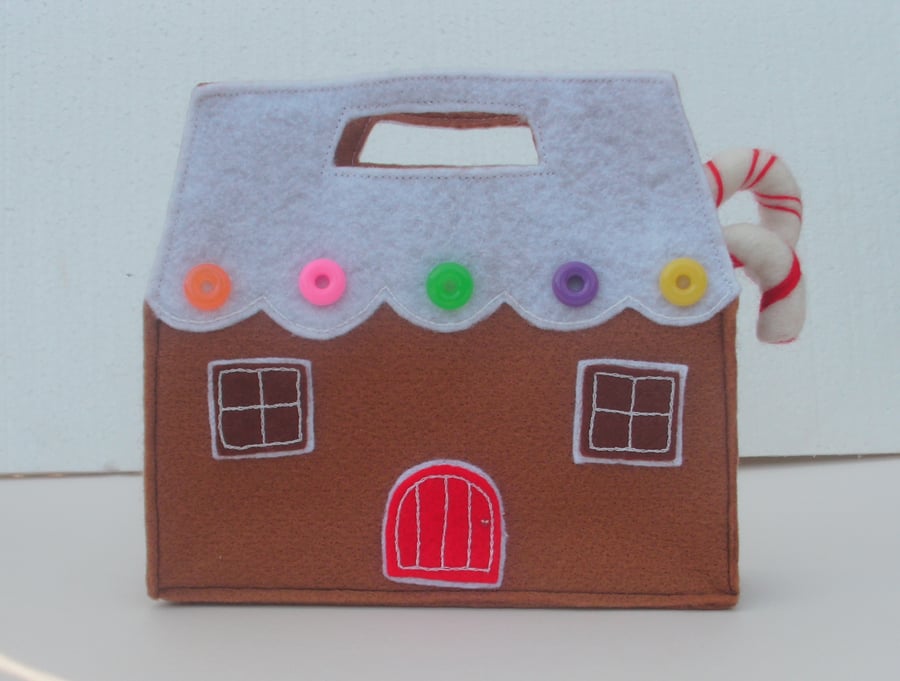 GINGERBREAD HOUSE GIFT BAG