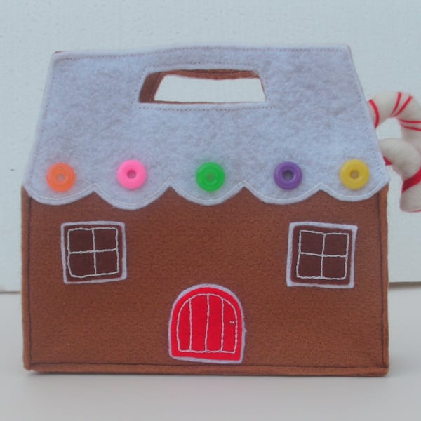 GINGERBREAD HOUSE GIFT BAG