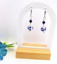 Ceramic and Precoisa Crystal Earrings. - Image 2