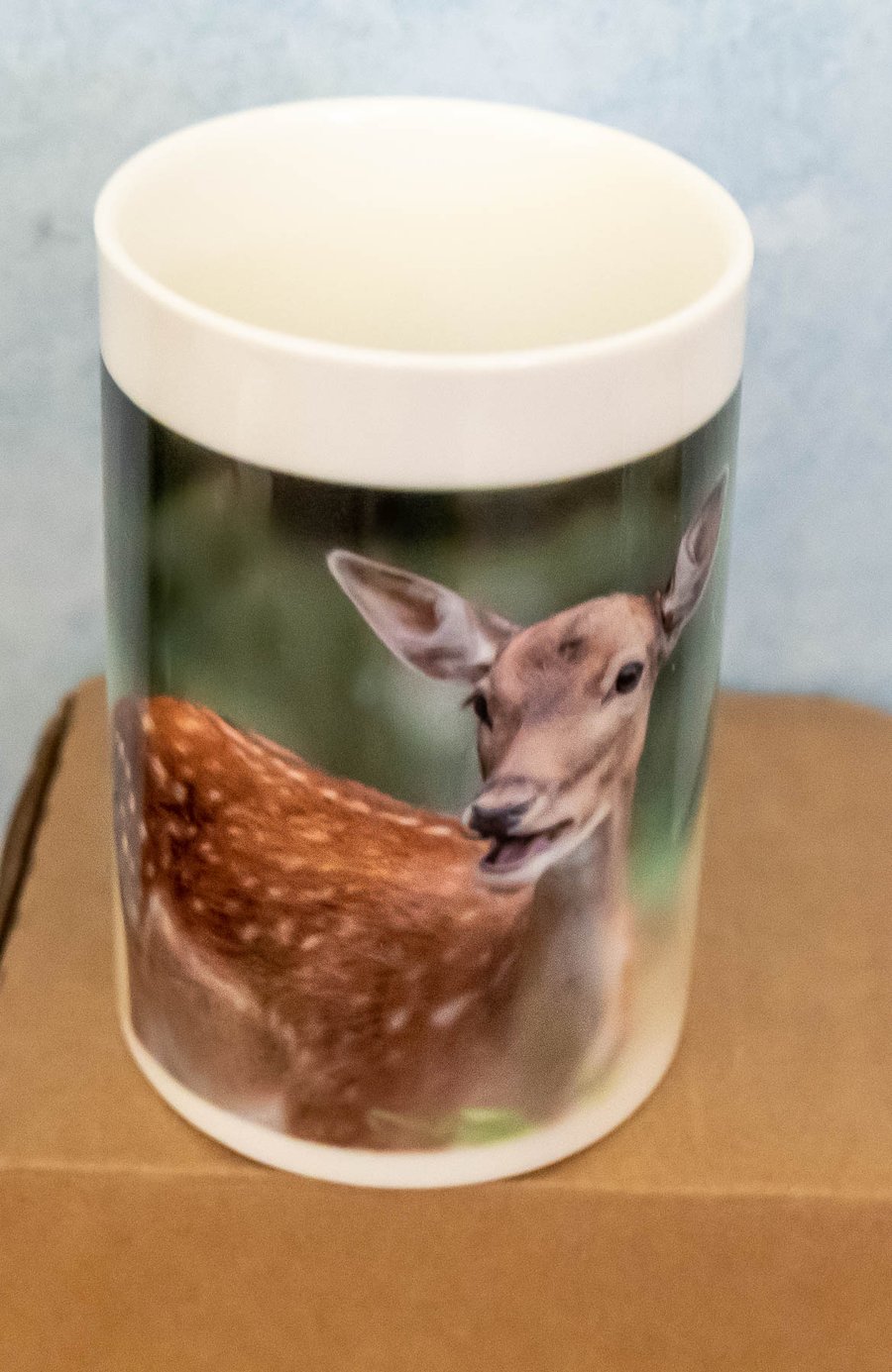 Fallow Deer Porcelain Photo Mug