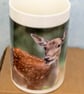 Fallow Deer Porcelain Photo Mug - Image 1
