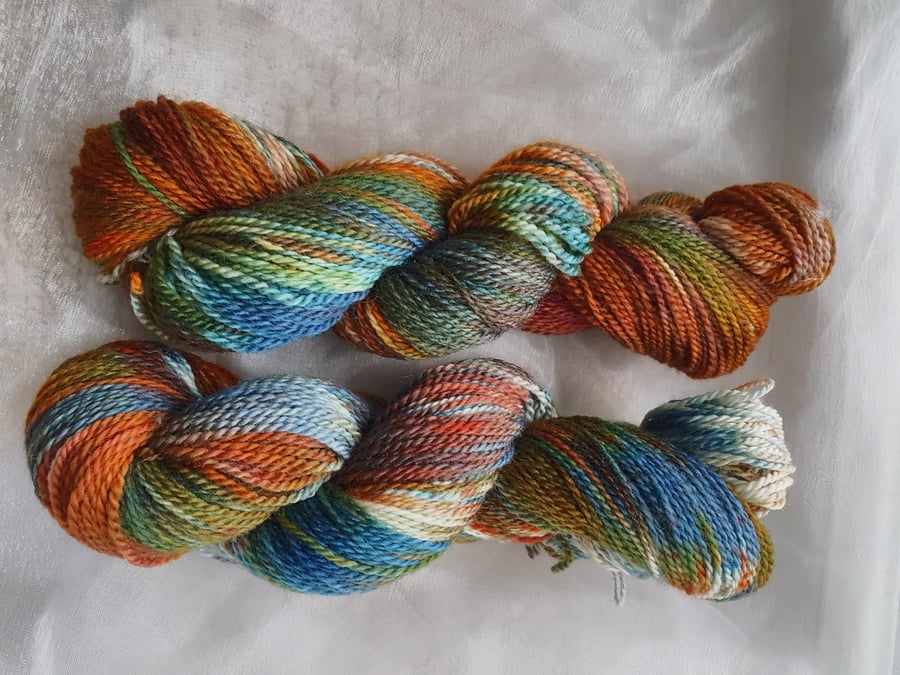 Hand dyed yarn 