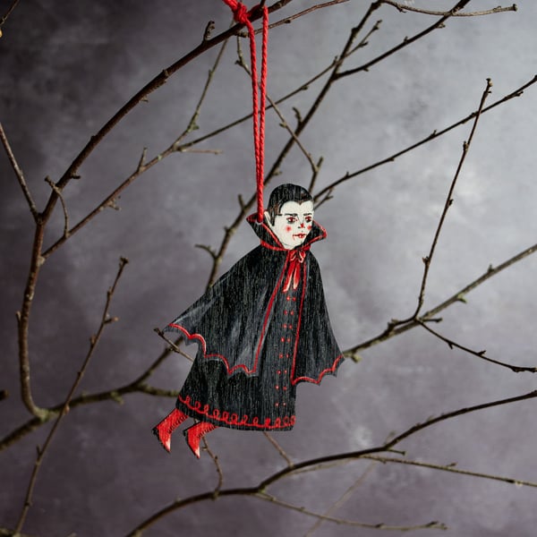 Vintage style Vampire hanging decoration