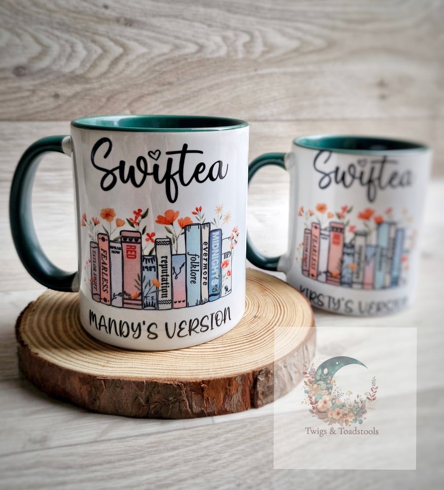 Personalised taylor swift eras tour albums mug 