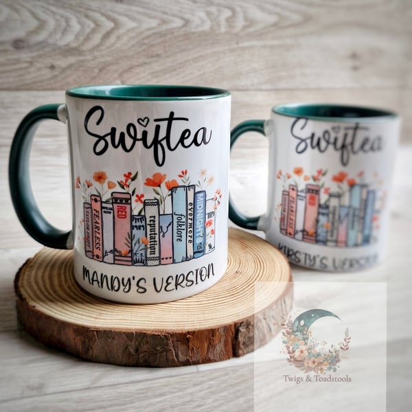 Personalised taylor swift eras tour albums mug 