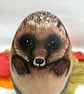 Hedgehog wooden hand painted ornament  - Image 3