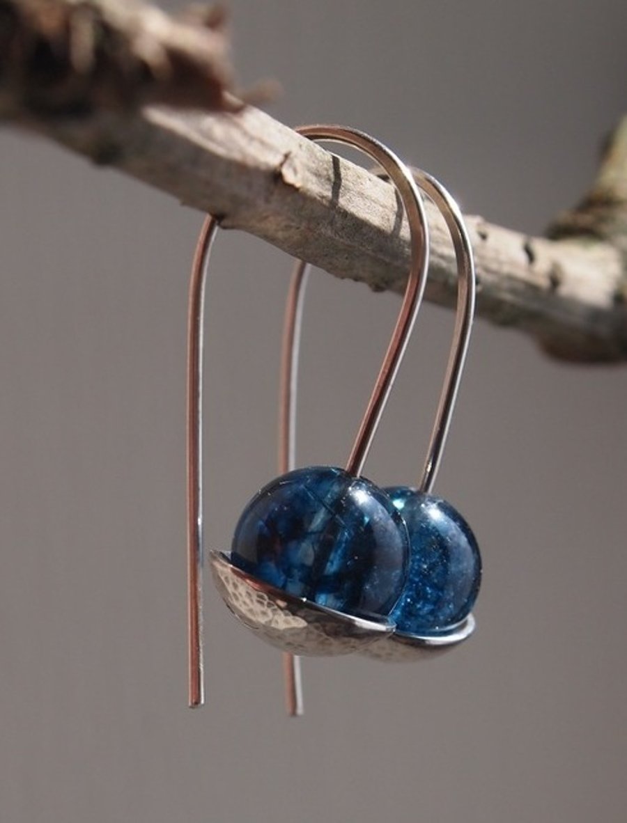 Sterling Silver Earrings - Crystal Earrings