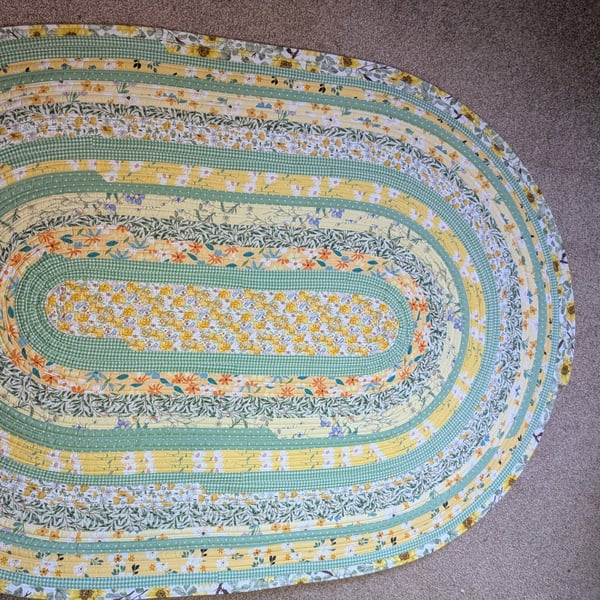 Cottage Spring - jelly roll rug
