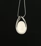 Handcrafted Azure Oval Pendant    - Image 7
