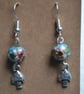Toadstool earrings with Cloisonne beads - Image 7