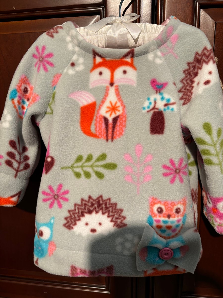 Cosy Fleece Wildlife Jumper