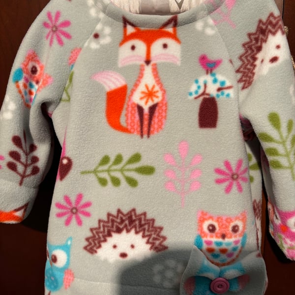 Cosy Fleece Wildlife Jumper