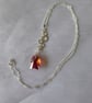 Sterling Silver and Swarovski Crystal Fish & Bubbles Necklace - Image 4