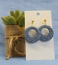 Botanical Hoop Statement Earrings - Image 1