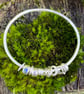 Silver and opal bangle  No Worries Bangle