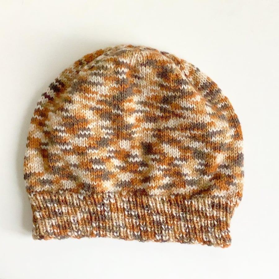 knitted hat, camouflage pattern hat