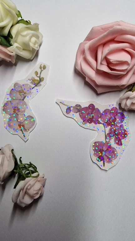 Mini Holographic vinyl stickers 
