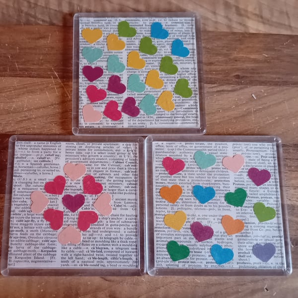 Hearts Coasters – Perfectly Imperfect