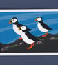 Puffins - bird art print - coastal birds - Image 3