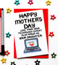 Funny Mothers Day Card, Joke Computer Mum, Mom Card From Daughter, Teenager - Image 9