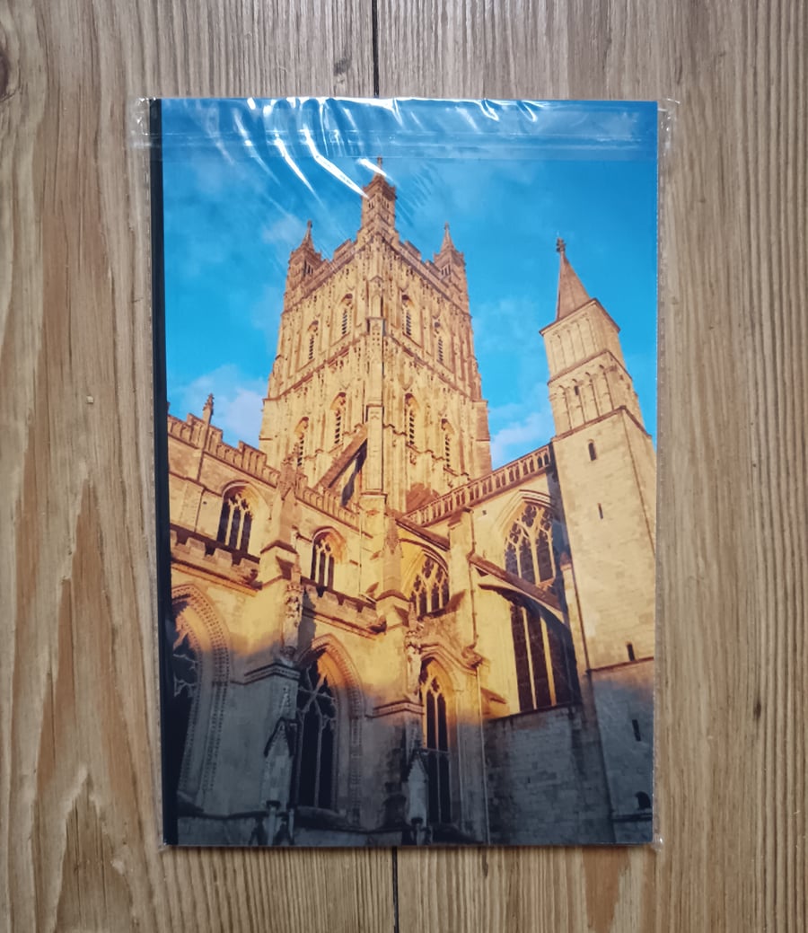 Gloucester Cathedral Photography printed 120 lines notebook 