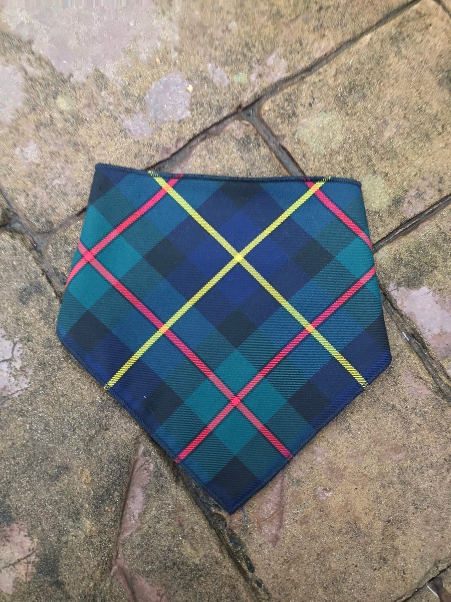 MacLeod Tartan Bandana Bib, babies
