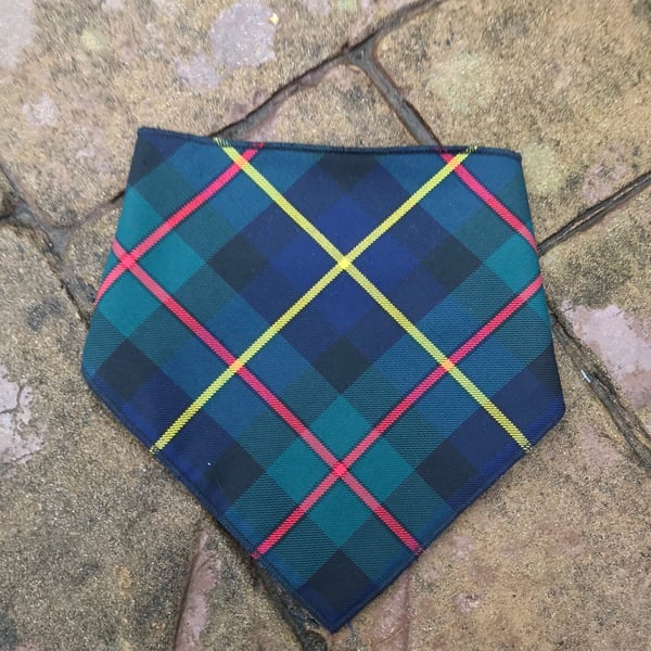 MacLeod Tartan Bandana Bib, babies