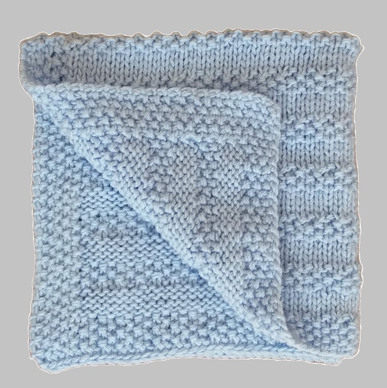KNITTING PATTERN PDF Bonny Blue Blanket