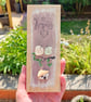 Sea Glass Lovebirds Wall Hanging - Handmade Rustic Coastal Decor - Housewarming