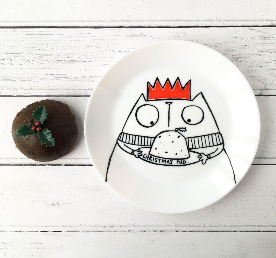 Christmas Pudding plate