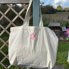 Monogrammed big tote bag