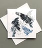 4 cards hand printed hedgerow design - Image 3