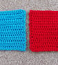 Set of 4 crocheted coasters - Image 2