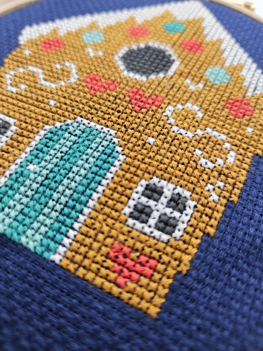 Gingrbread House Christmas Cross Stitch Kit