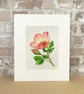 Original Art Watercolour Painting Rose 'For Your Eyes Only' - Image 5