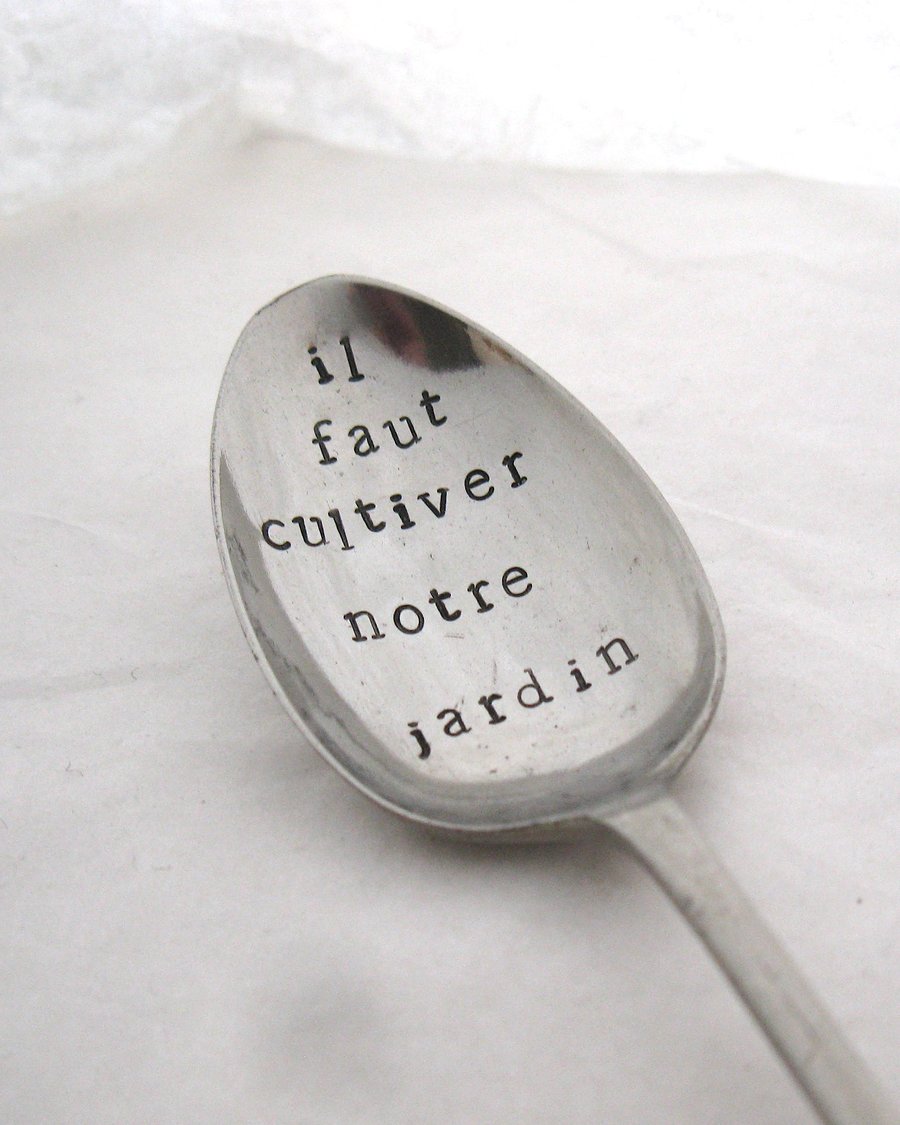 Voltaire's Garden Spoon