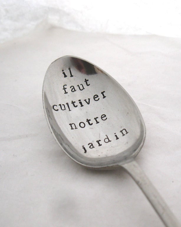Voltaire's Garden Spoon