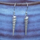 Turritella shell earrings