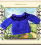 Reserved for Susan - Purple Jumper with a Patterned Yoke - Image 1