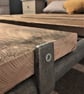 Scaffold Bed Using Recycled Reclaimed Industrial Steel And Scaffold Board Wood T - Image 7