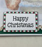 Handmade Christmas card - snowy front door - Image 4