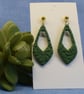 Geometric Cut Out Earrings - Image 1