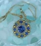 Little Sapphire Blue Crystal Pendant  - Image 1