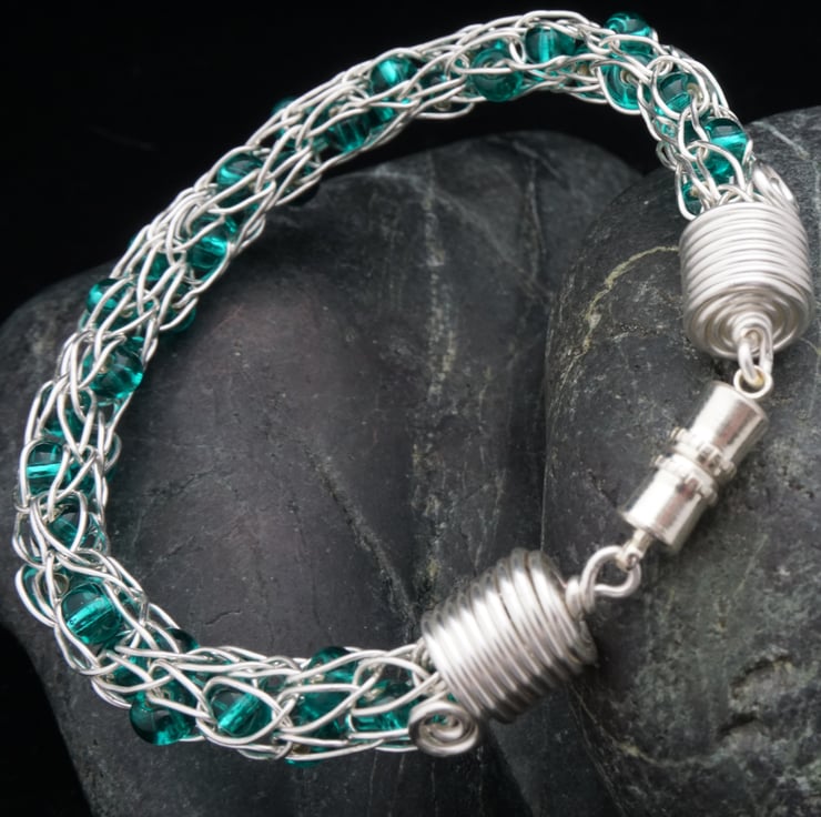 Viking knit sales with beads