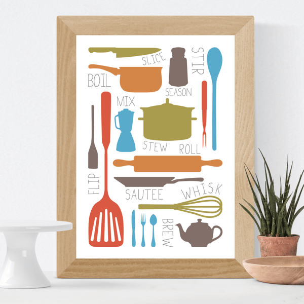 Cooking Collection Print
