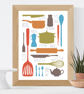 Cooking Collection Print - Image 1
