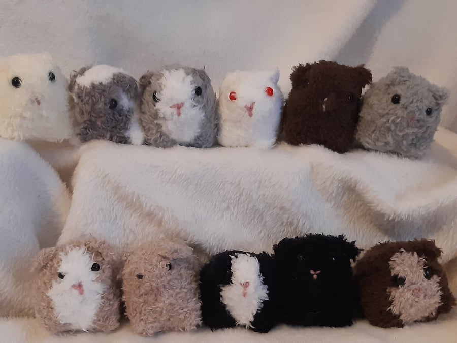 Cute Guinea Pig Pocket Soft Toy