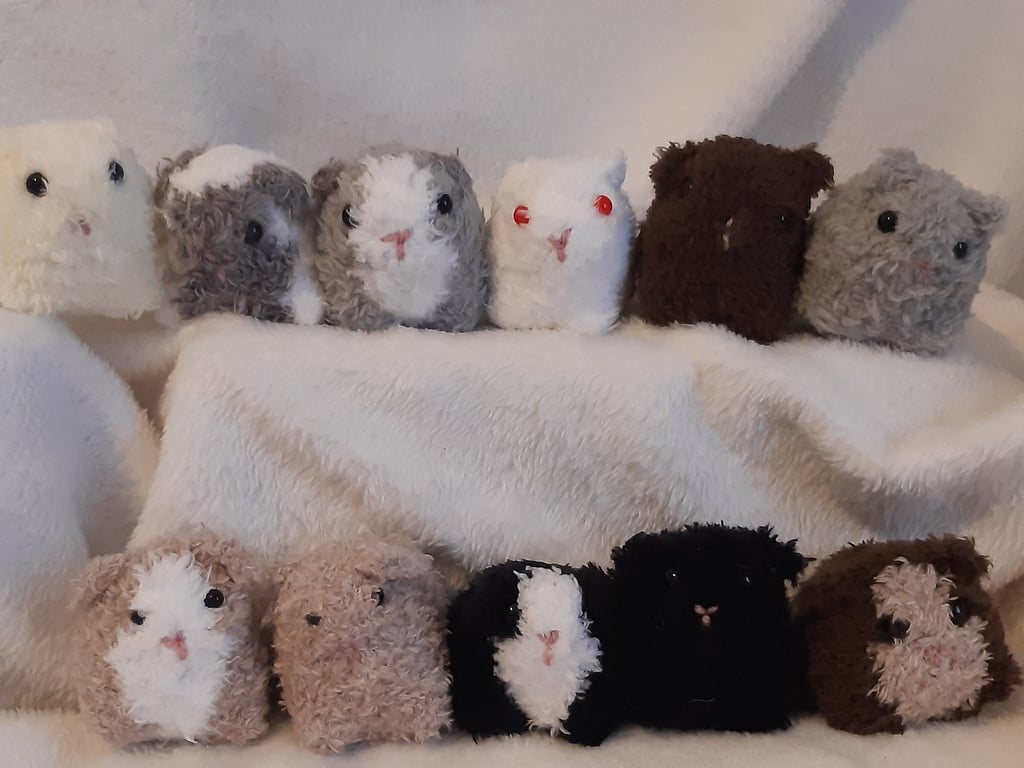 Cute Guinea Pig Pocket Soft Toy