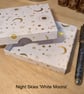 A handmade, ultra-thin gift box - Night Skies 'White Moons'